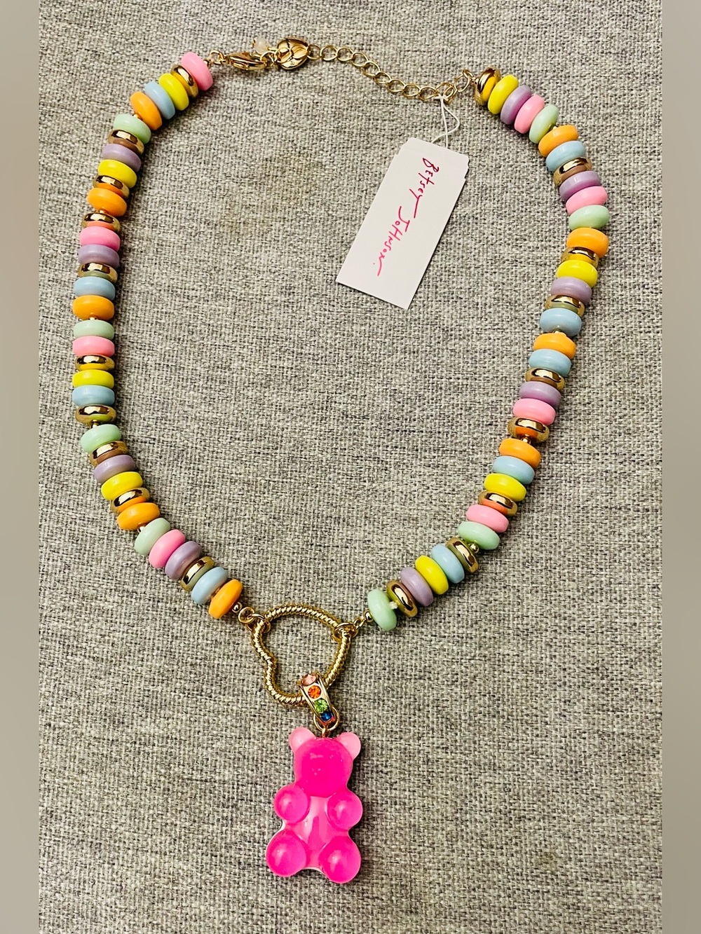 Betsey Johnson Gummy Bear Candy Necklace